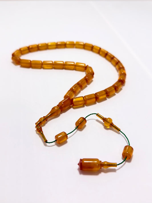 Master Ali Eriş eski objeden sıkma kehribar